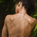 Oray choker, side profile showing the structured chain