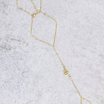 Nahesa serpent hand chain, flat lay product photo