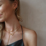 Amo earrings, final detail shot
