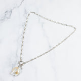 Isaro pearl necklace, final detail shot