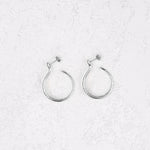 Sarpe serpent hoop earrings, closing product photo