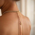 Oray choker, detail shot on a neutral background
