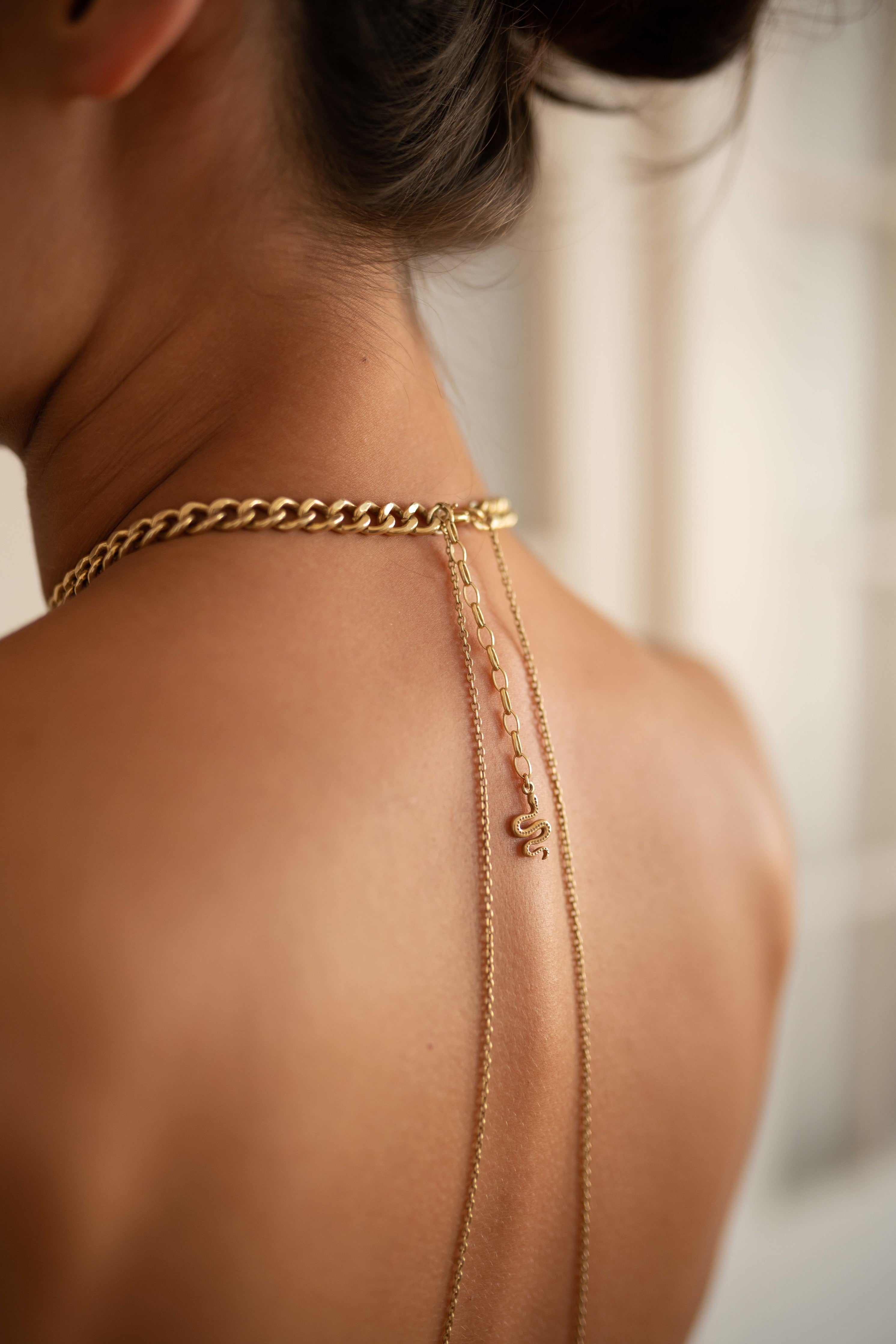 Oray choker, detail shot on a neutral background