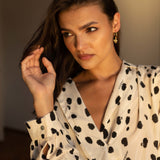 Ejo serpent earrings, side profile