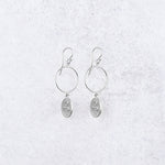 Madu drop earrings, flat lay product photo