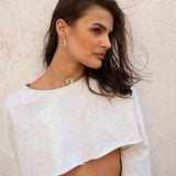 Sarpe serpent hoop earrings, final detail shot