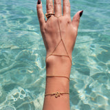 Sanje hand chain, flat lay product photo